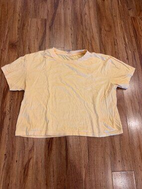Negative Underwear Uniform Baby Tee Sz L NWOT Sorbet